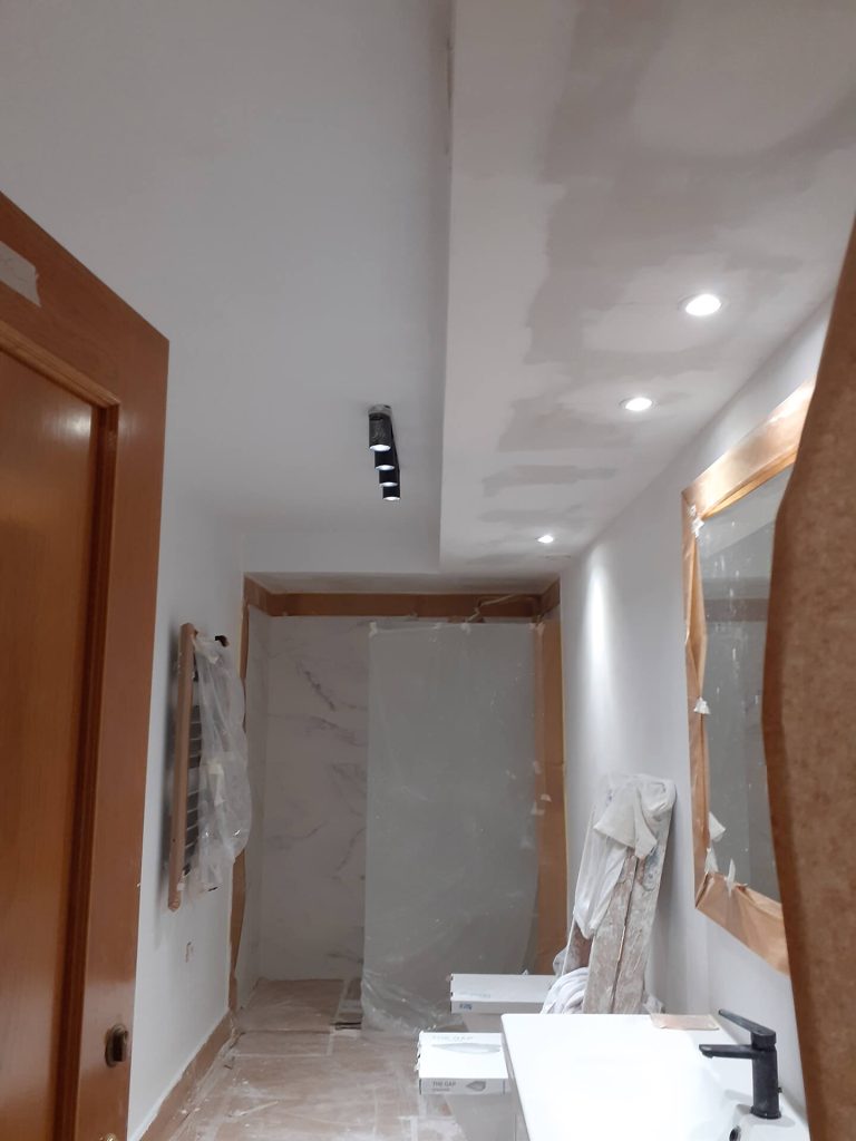 baño al iniciar la reforma