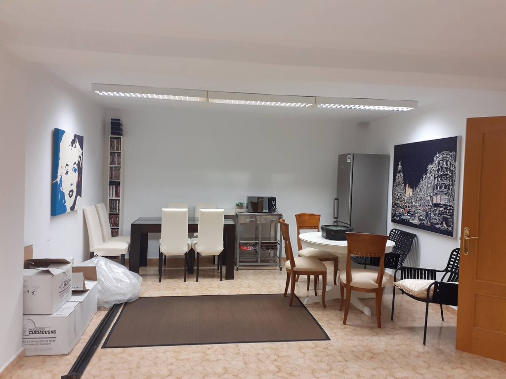 zona de salón reformado