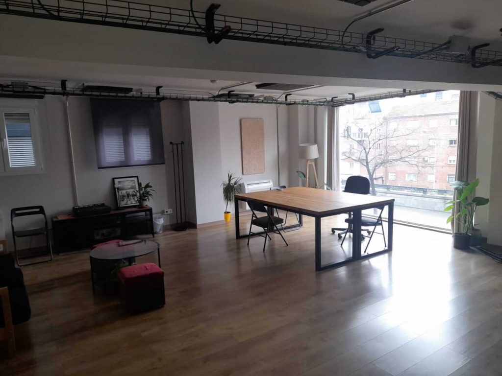 zona de oficina remodelada