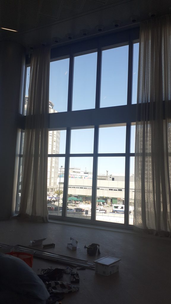zona de restaurante en proceso de reforma torre emperador